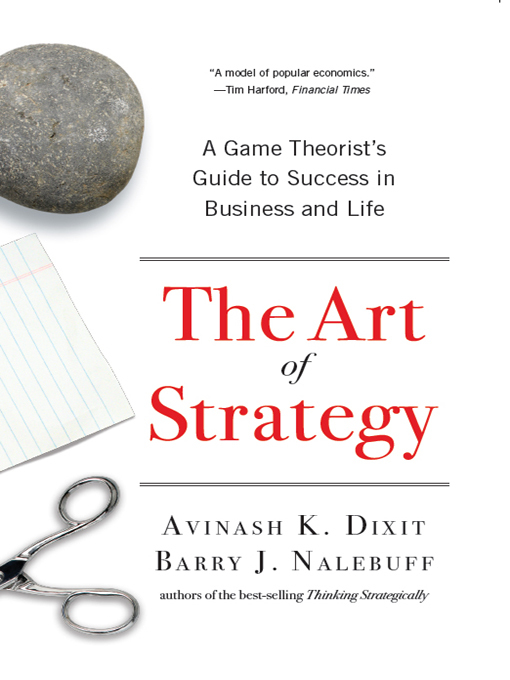 Title details for The Art of Strategy by Avinash K. Dixit - Wait list